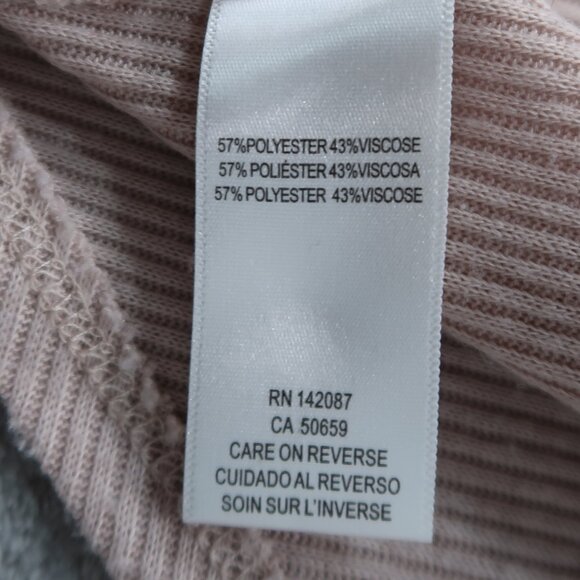 Simply Noelle Open Cardigan Womens Knit Sweater Baggy Relaxed Fit Pink L/XL - Picture 11 of 15